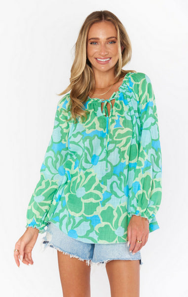 Mango Tunic - Abstract Poppy