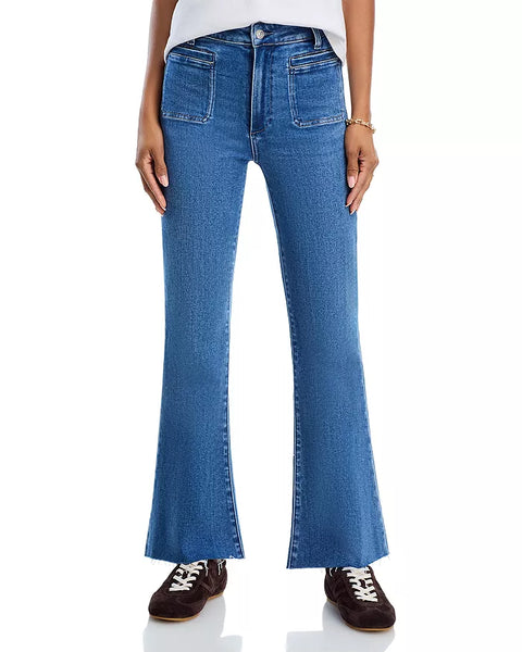 Marlow Skimmer High Rise Flare Jeans in Florea