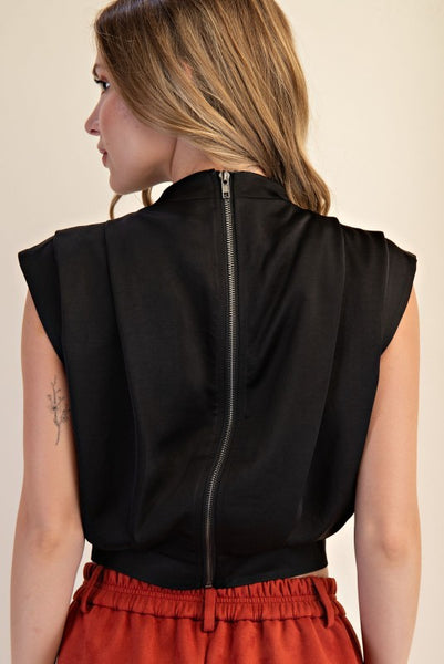 Eclipse Pleated Top