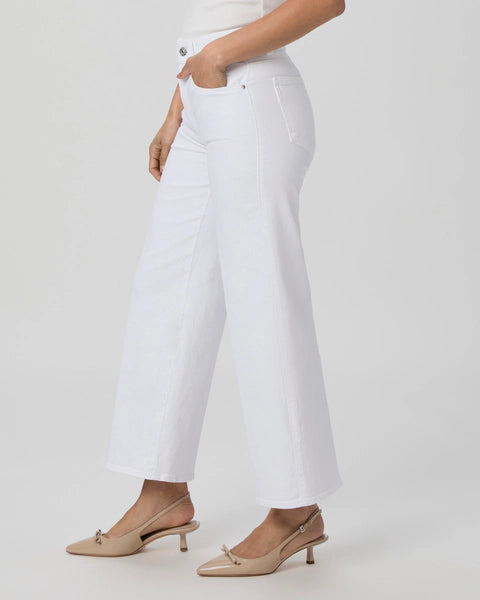 Sasha ankle Wide Leg - Crisp White