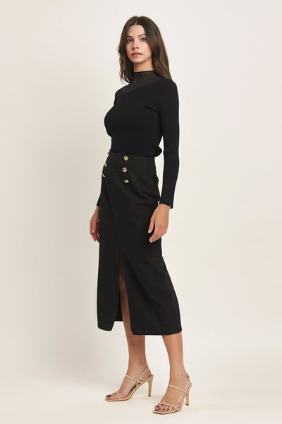 Rhonda Tweed Midi Skirt