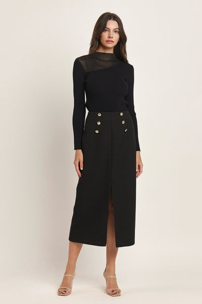 Rhonda Tweed Midi Skirt