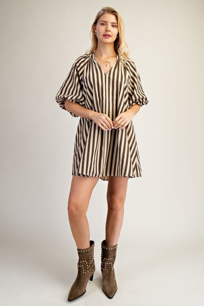 Sara Striped Tunic Dress
