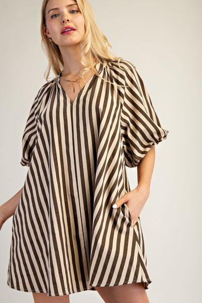 Sara Striped Tunic Dress