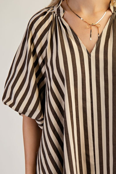 Sara Striped Tunic Dress