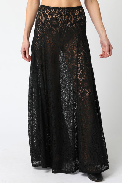 Viola Lace Maxi skirt