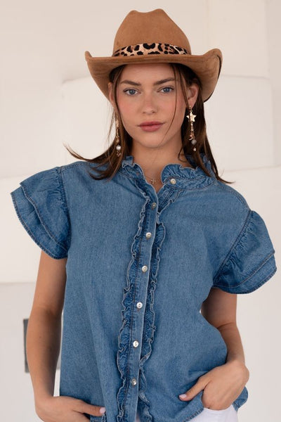 Reese Denim Top