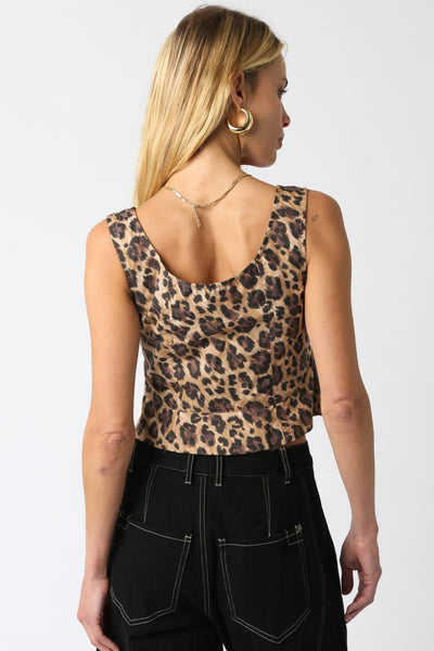 Sofia Leopard Top