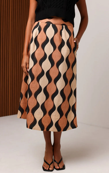 MEREDITH MIDI SKIRT