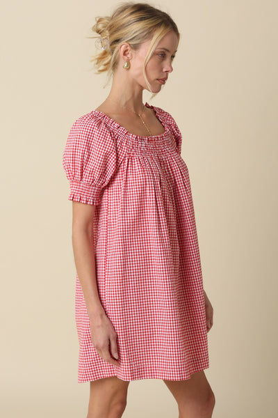 Elaine Gingham Dress