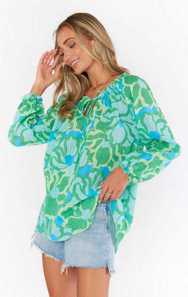 Mango Tunic - Abstract Poppy