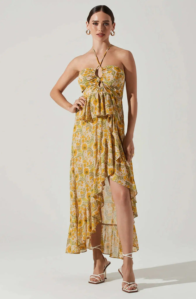 Vivee Dress - Yellow Dress