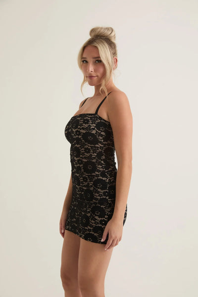 Zoe Mini Dress - Black