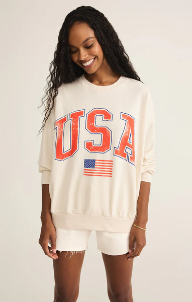 Flag Sunday Sweatshirt