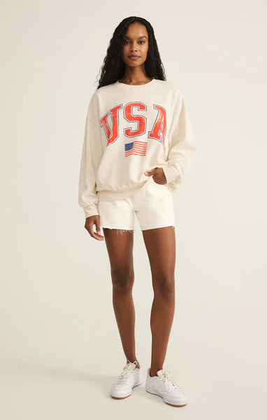Flag Sunday Sweatshirt