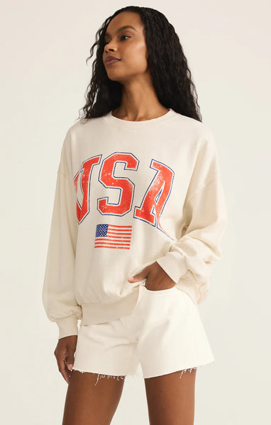 Flag Sunday Sweatshirt