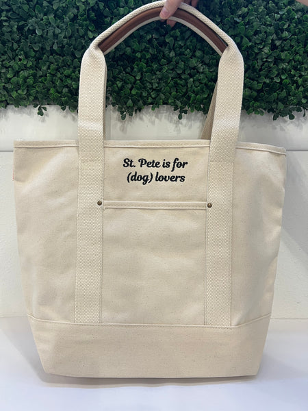 St. Pete Dog Lover Essential Tote