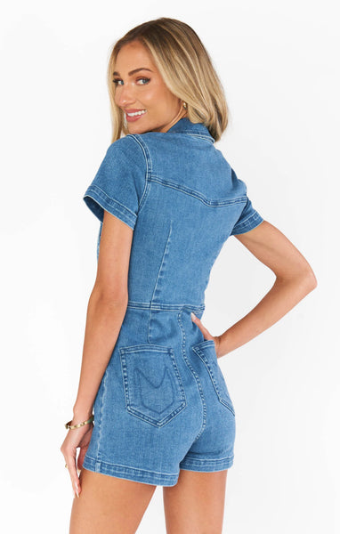 Range Romper - French Blue