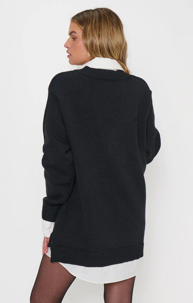 Lyle Collared Sweater Dress