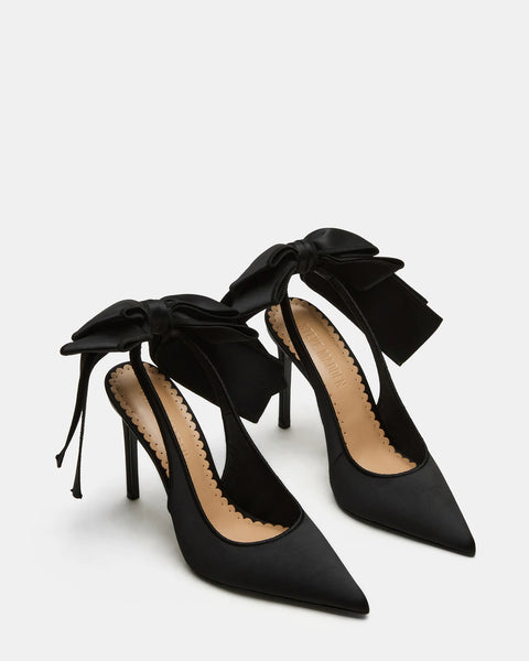 Steve Madden Black Teacup Heels