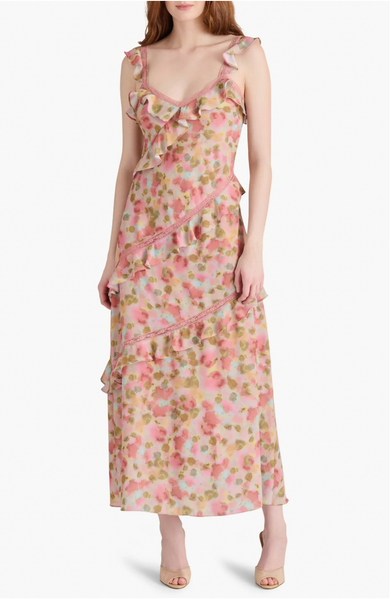Versailles Floral Ruffle Dress
