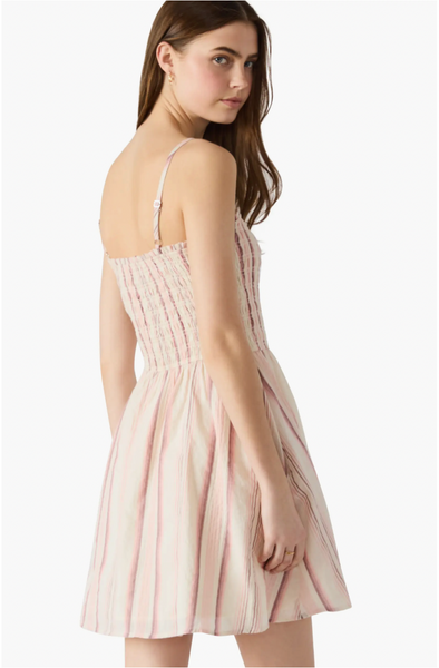 Lotty Stripe Smocked Stretch Cotton Sundress