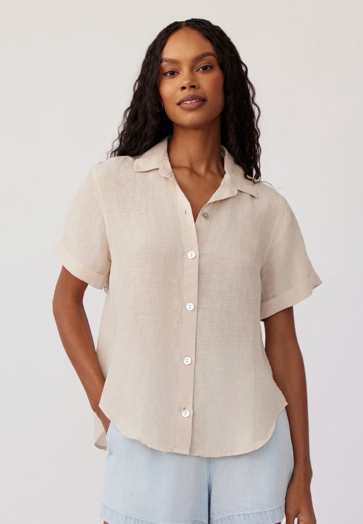 Cuffed Short Sleeve Shirt