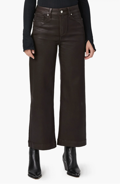 Anessa Coated Wide Leg Ankle Jeans
