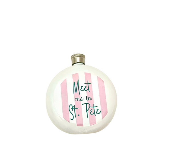 Meet Me In St Pete Flask