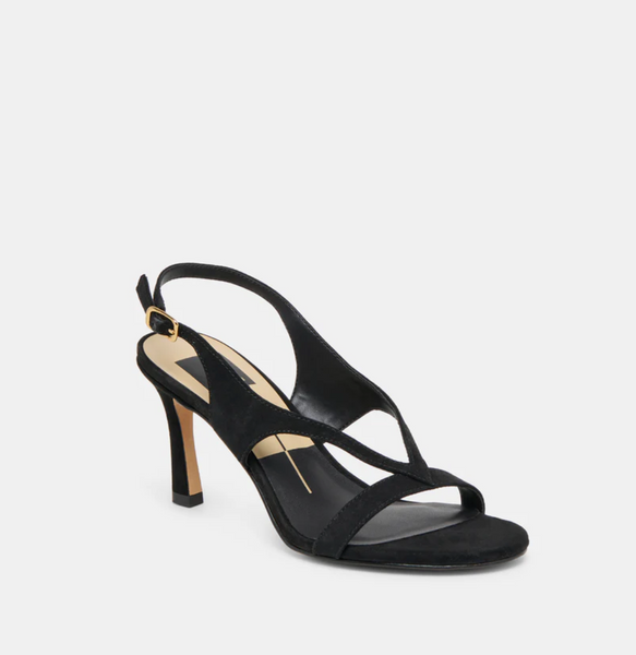 Izela Heels Onyx Suede