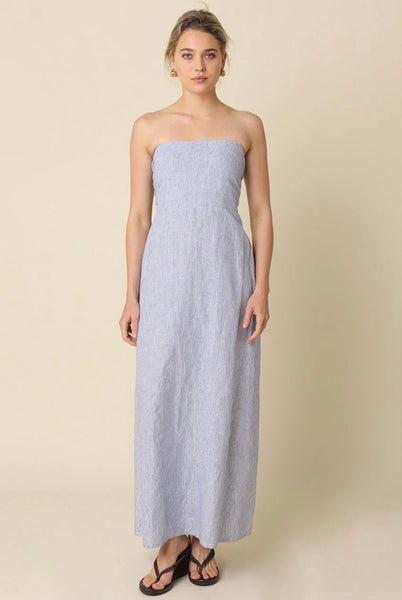 Skye striped maxi dress