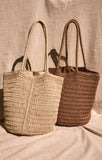 Las Lomas Straw Bag - Tobacco