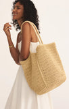 Las Lomas Straw Bag - Natural
