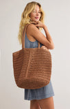 Las Lomas Straw Bag - Tobacco