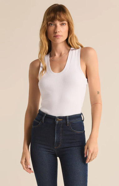 Sirena Rib Tank - White