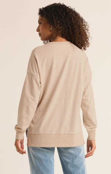 Modern V-Neck Weekender - Oatmeal Heather