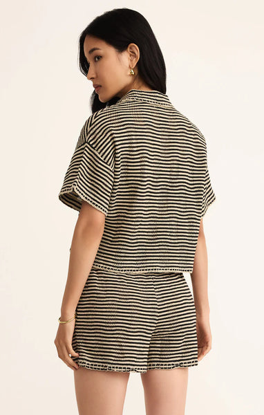 Monaco Crochet Button Up