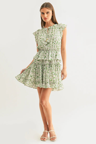 Betty Ruffled Mini Dress