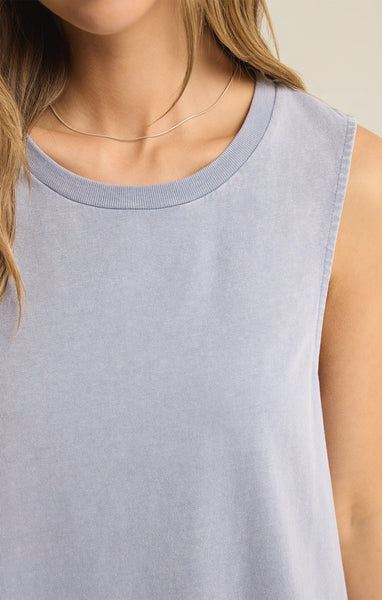 Sloane Dress Washed Indigo