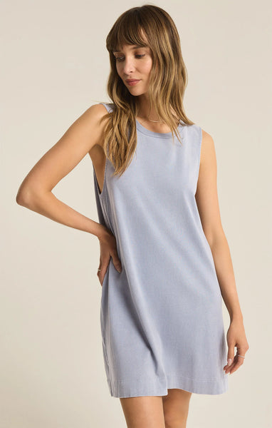 Sloane Dress Washed Indigo