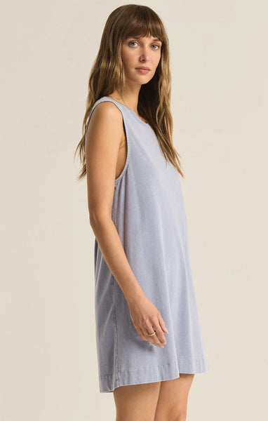Sloane Dress Washed Indigo