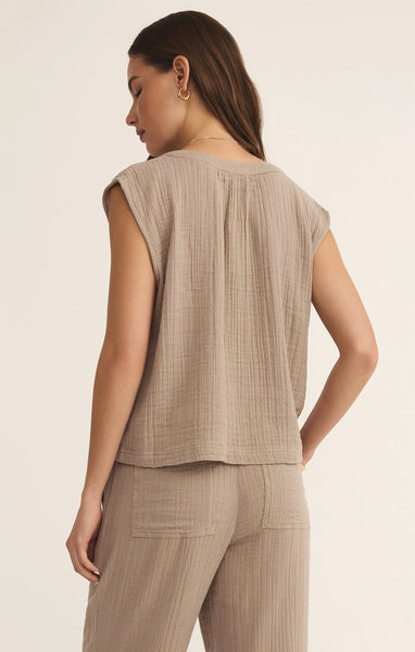 Cliffside V-Neck Airy Top