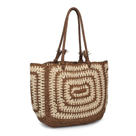 Las Lomas Straw Bag - Tobacco