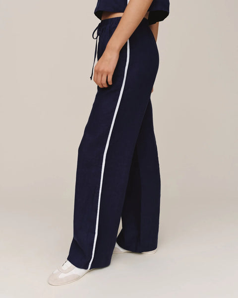 Sport Stripe Pant - Nautical Night
