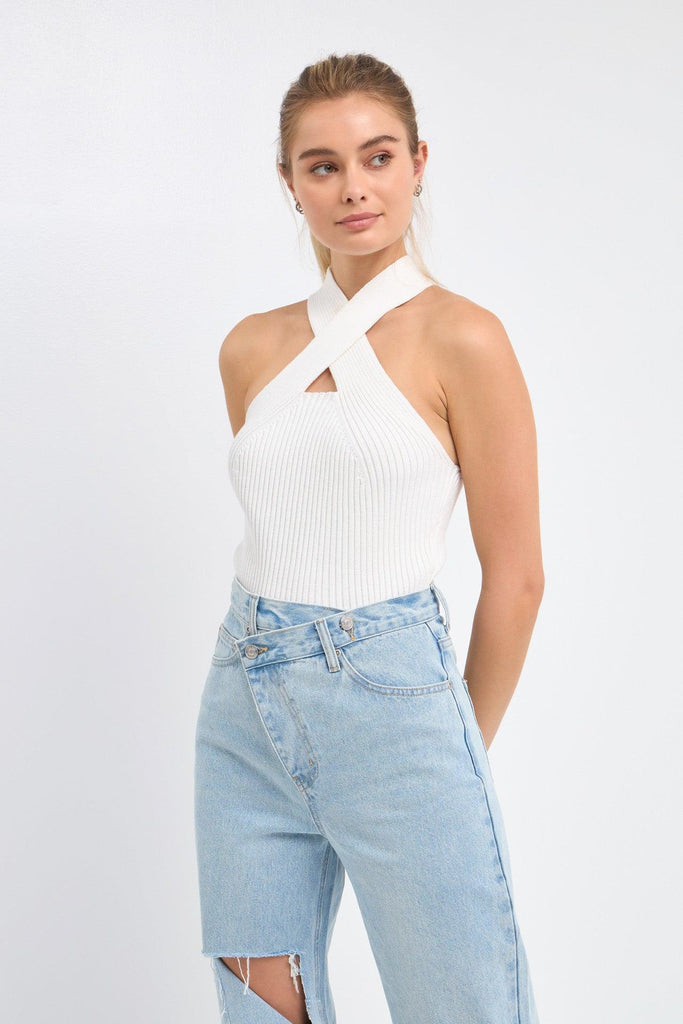 Make A Wish Halter Top - Ivory