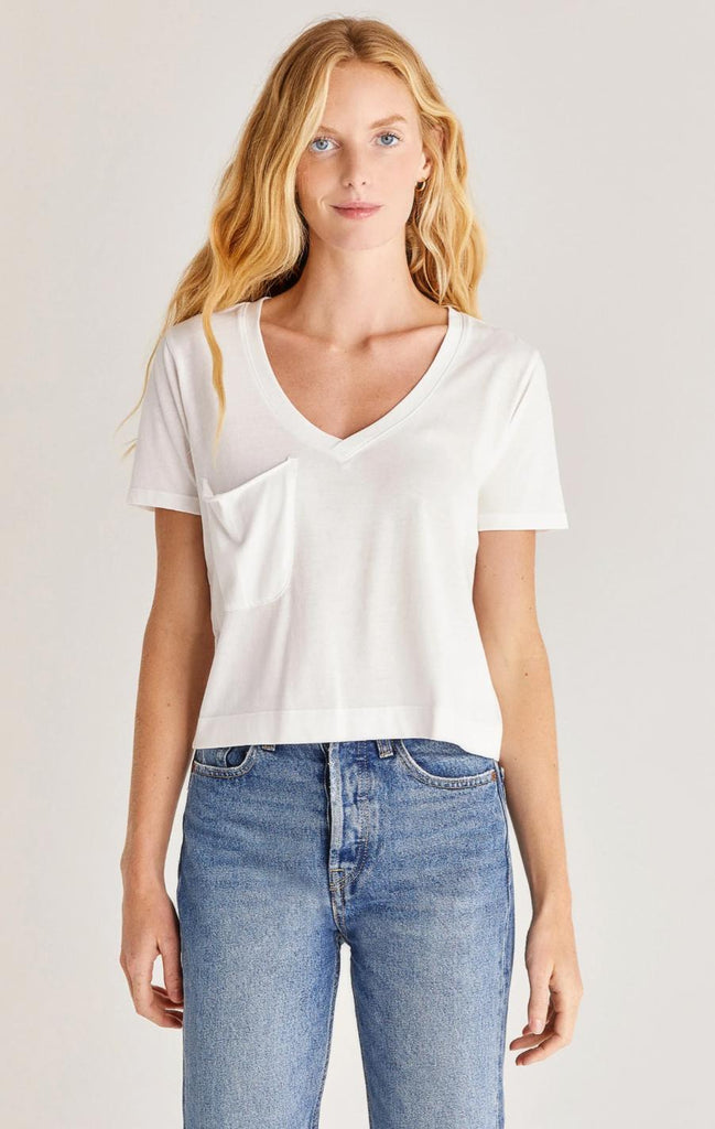 Classic Skimmer Tee - White