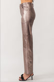 Metallic Utility Pants