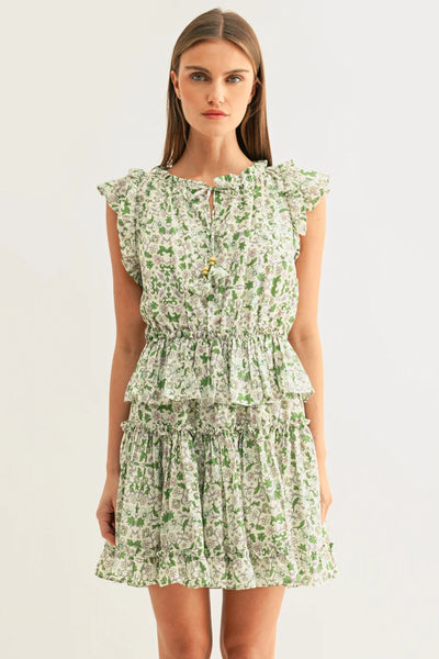 Betty Ruffled Mini Dress