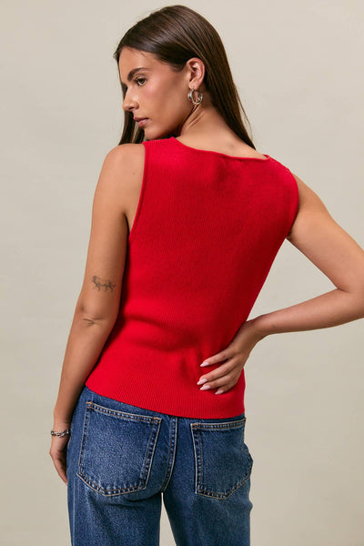 Gina Boat Neck Sweater Top