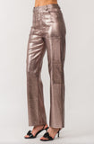 Metallic Utility Pants